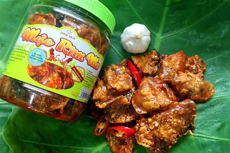 Mực rim me, mực cán cay, mực hấp nước dừa