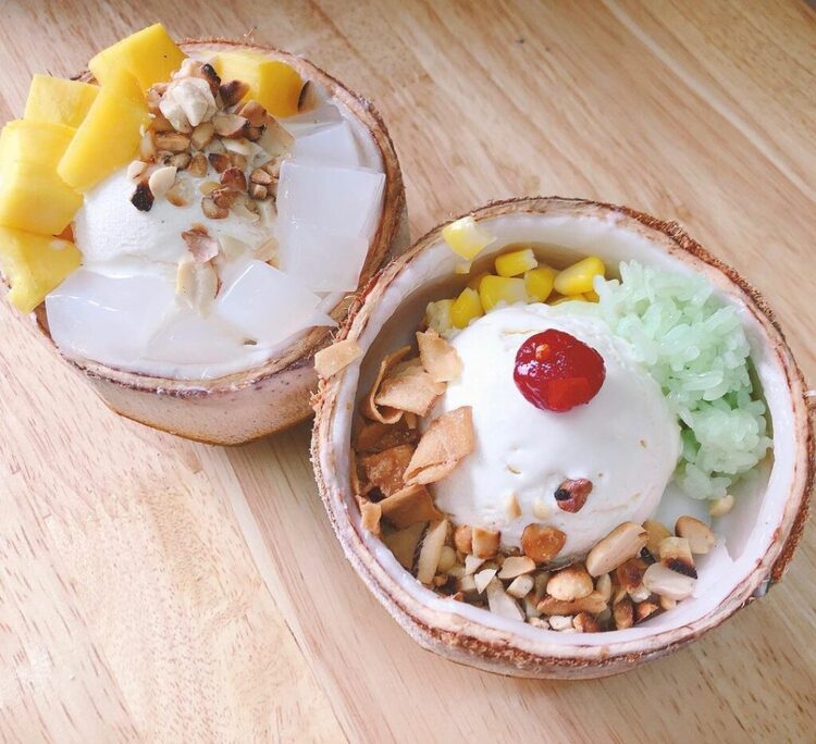 Kem xôi dừa