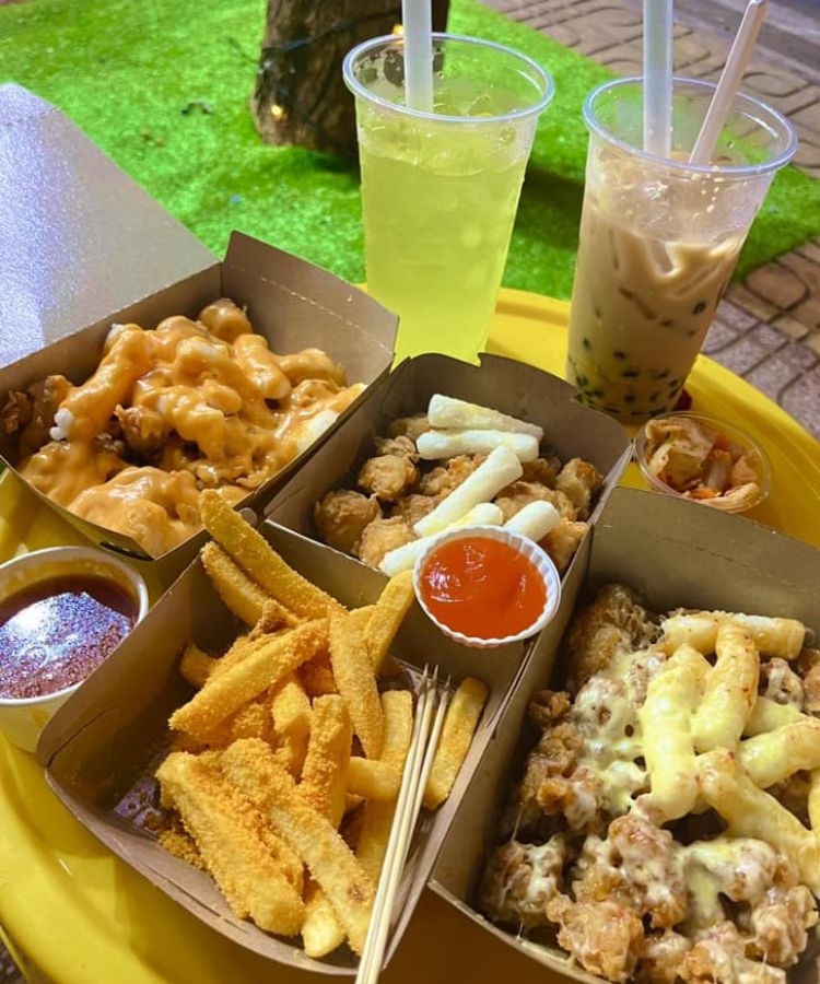 Gà rán, gà viên sốt