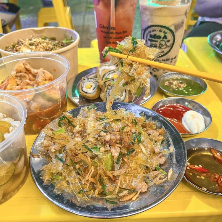 Quán ăn vặt tổng hợp và trà sữa