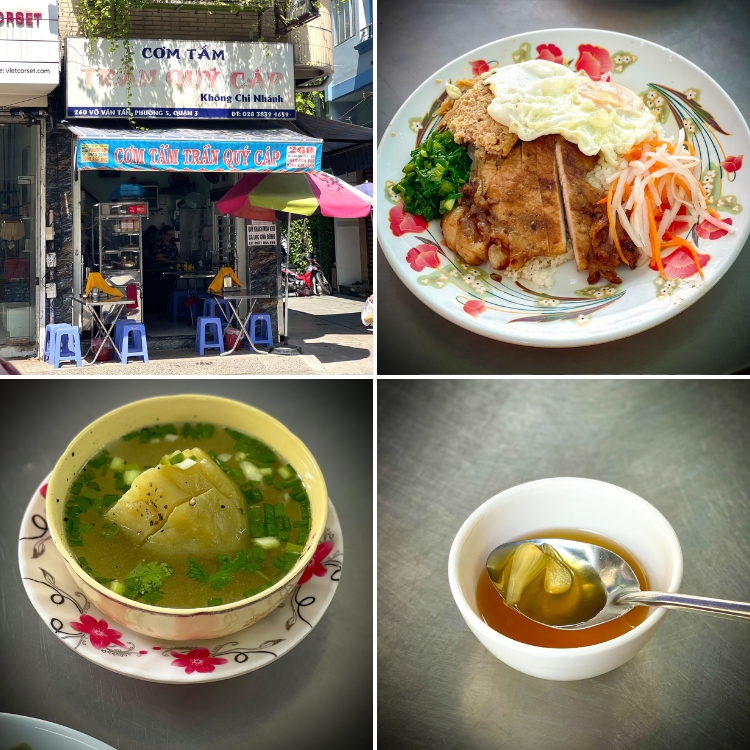 Cơm tấm sườn bì chả bình dân