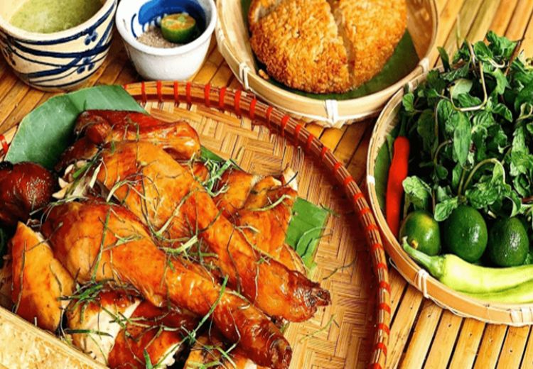 Gà chỉ xôi cháy