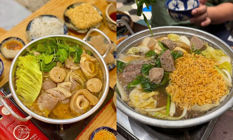 Lẩu bò Nhà Gỗ